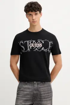 Guess tricou din bumbac imagine