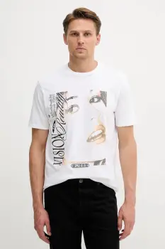 Guess tricou din bumbac imagine