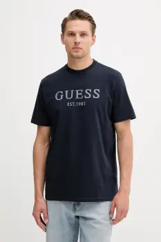 Guess tricou din bumbac imagine