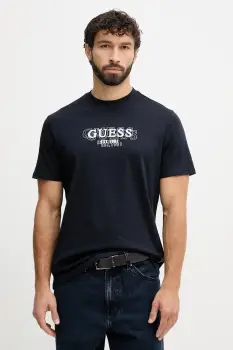 Guess tricou din bumbac imagine