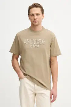 Guess tricou din bumbac imagine