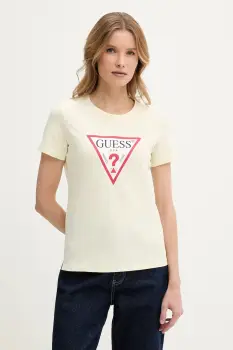 Guess tricou din bumbac imagine