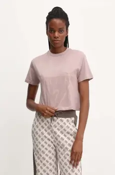 Guess tricou din bumbac ADELE imagine