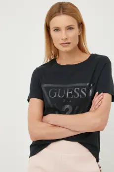 Guess tricou din bumbac ADELE imagine