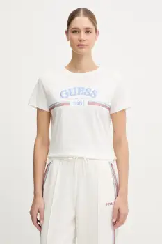 Guess tricou din bumbac ALDA imagine