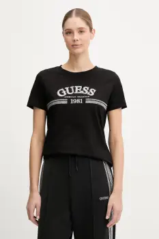 Guess tricou din bumbac ALDA imagine