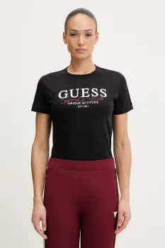 Guess tricou din bumbac ARTEMISIA imagine