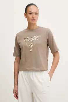 Guess tricou din bumbac AURLIE imagine