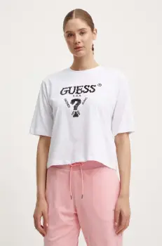 Guess tricou din bumbac AURLIE imagine
