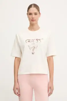 Guess tricou din bumbac AURLIE imagine