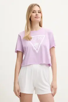 Guess tricou din bumbac imagine