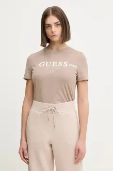 Guess tricou din bumbac BIBIA imagine