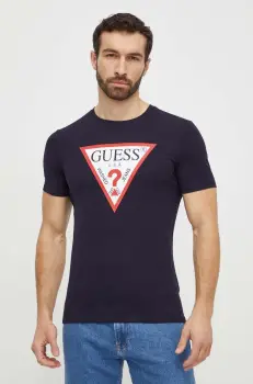 Guess tricou din bumbac imagine