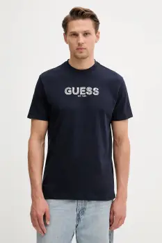 Guess tricou din bumbac imagine