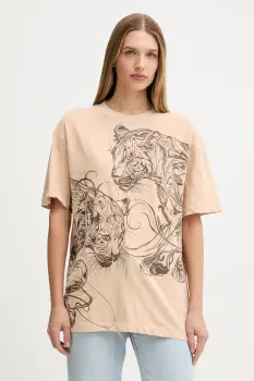 Guess tricou din bumbac imagine