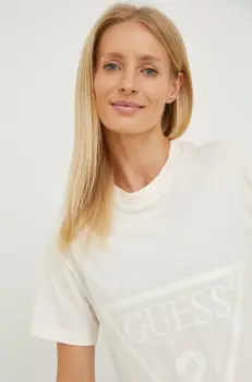 Guess tricou din bumbac imagine