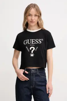 Guess tricou din bumbac FILANTA imagine