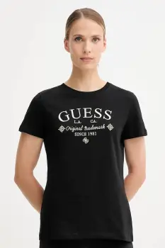 Guess tricou din bumbac GLORIA imagine