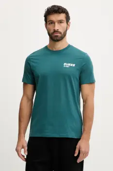 Guess tricou din bumbac LAURO imagine