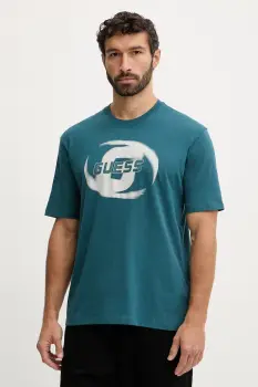 Guess tricou din bumbac LOKNI imagine