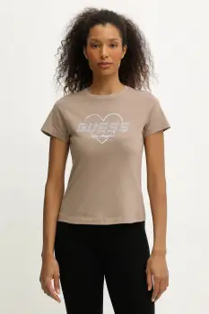 Guess tricou din bumbac NARCISO imagine