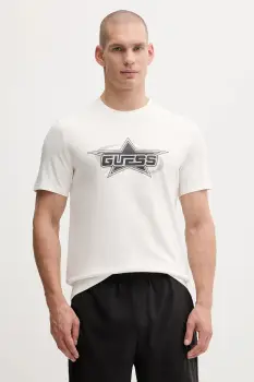 Guess tricou din bumbac NELLO imagine