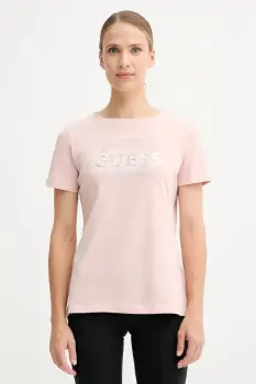 Guess tricou din bumbac NINA imagine