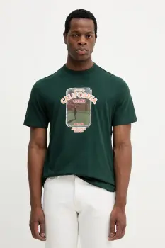 Guess tricou din bumbac PANORAMA imagine