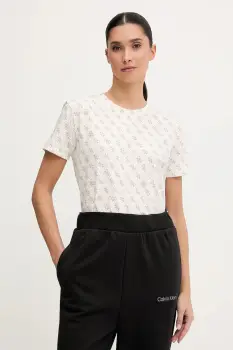 Guess tricou din bumbac RHOMBUS imagine