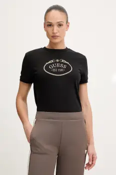 Guess tricou din bumbac ROSALBA imagine