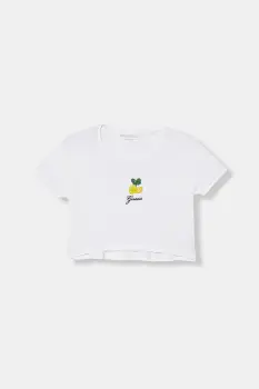 Guess tricou pentru copii bumbac cu elastan imagine