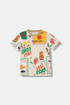 Guess tricou pentru copii, din bumbac imagine