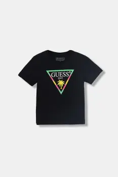 Guess tricou pentru copii, din bumbac cu elastan imagine