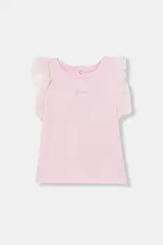 Guess tricou pentru copii, din bumbac cu elastan imagine