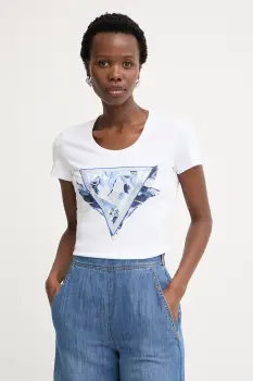 Guess tricou pentru femei, din bumbac cu elastan imagine