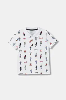 Guess tricouri polo din bumbac pentru copii imagine