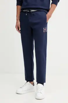 Hackett London pantaloni de trening culoarea bleumarin, cu imprimeu, HM5800019 imagine