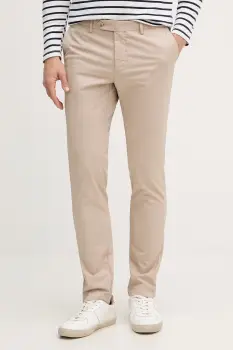 Hackett London pantaloni slim fit barbati din bumbac cu elastan imagine