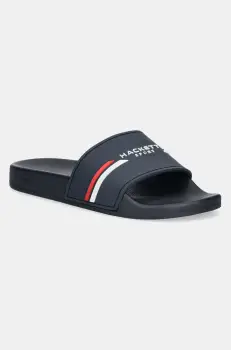 Hackett London papuci SLIDER SPORT barbati, culoarea bleumarin, HMS21287 imagine