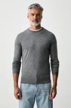 Hackett London pulover pentru barbati din lana merino imagine