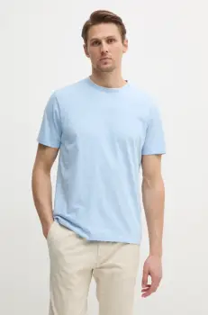 Hackett London tricou din bumbac barbati, melanj, HM500886 imagine