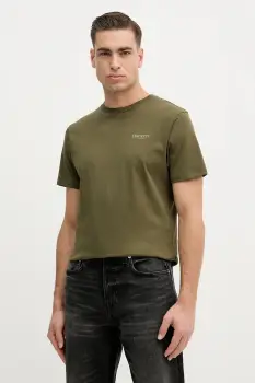 Hackett London tricou din bumbac culoarea verde, cu imprimeu, HM5000067 imagine