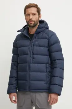 Haglofs geaca de puf Rosson Down barbati, culoarea albastru marin, de iarna, 607460 imagine