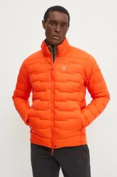 Haglofs geaca sport din puf ROC Flash culoarea portocaliu, de tranzitie, 607462 imagine