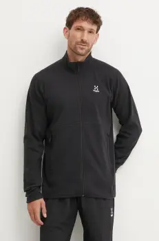 Haglofs hanorac Buteo culoarea negru, neted, 605073 imagine