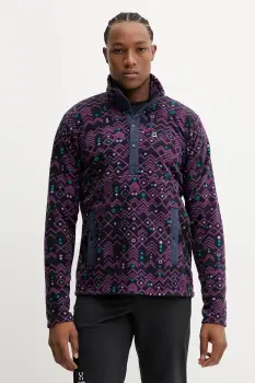 Haglofs hanorac Mora Mid culoarea bleumarin, cu imprimeu, 606556 imagine