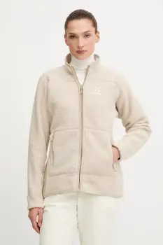 Haglofs hanorac Mossa Pile culoarea gri, uni, 606538 imagine