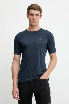 Haglofs tricou sport L.I.M Ridge culoarea bleumarin, uni, 607685 imagine