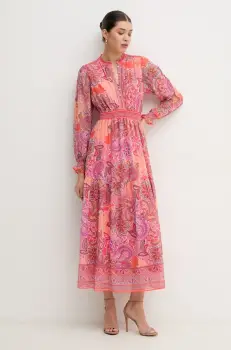 Hale BOB rochie Shelby culoarea portocaliu, maxi, evazati, 4YDD630L imagine