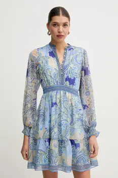 Hale BOB rochie Shelby culoarea violet, mini, evazata, 4YDD630A imagine